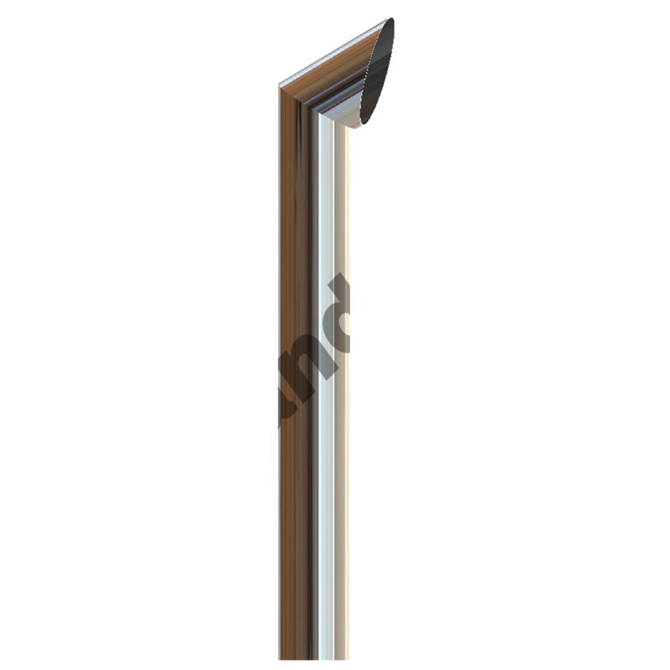 Grand Rock - 6" x 48" Brute O.D. Chrome Exhaust Stack