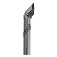 Grand Rock - 8" x 48" West Coast Curve O.D. Chrome Exhaust Stack