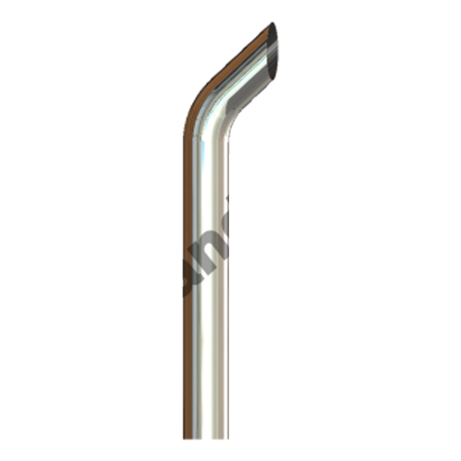 Grand Rock - 7" x 60" Bullhorn O.D. Chrome Exhaust Stack