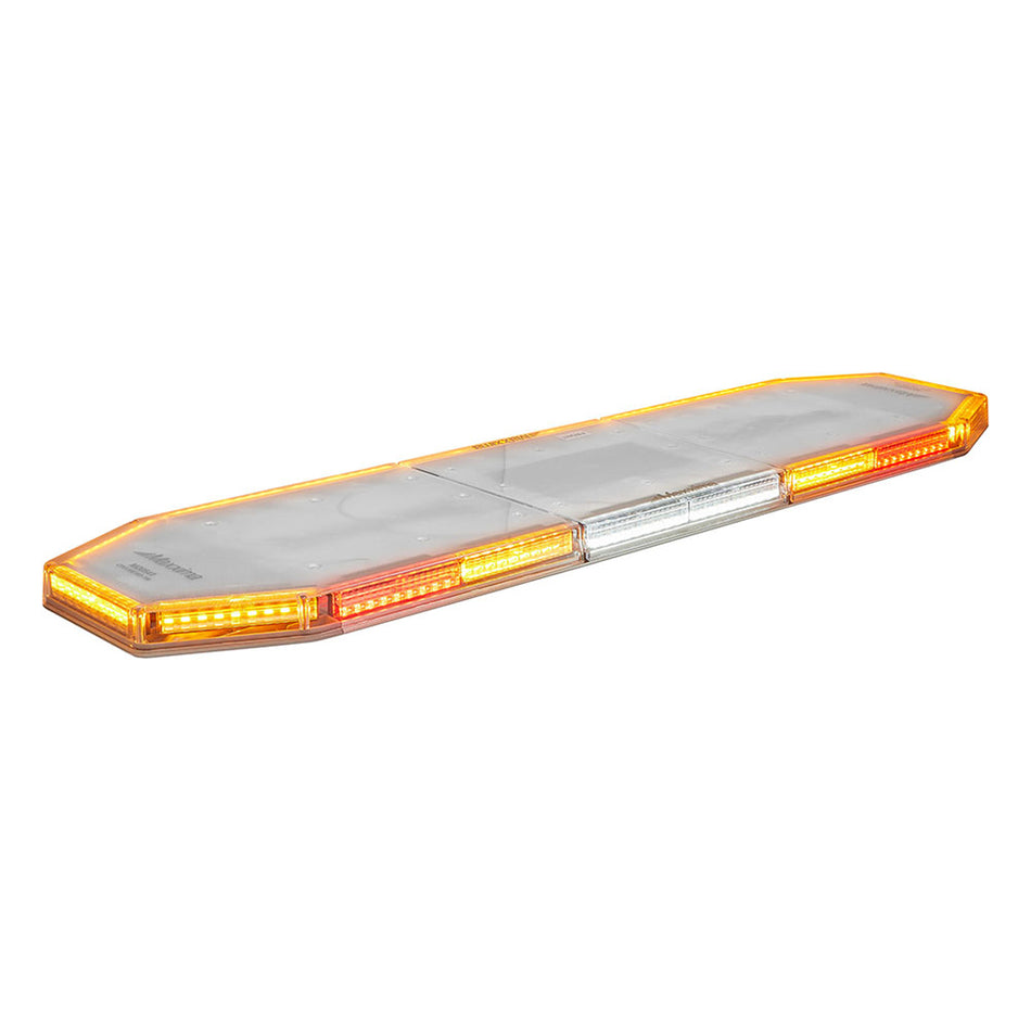 48" LED Elite Lightbar with Work, Alley, Takedown, Stop/Tail/Turn & Traffic Directional Lighting (Amber/White) - Berube's Truck Accessories