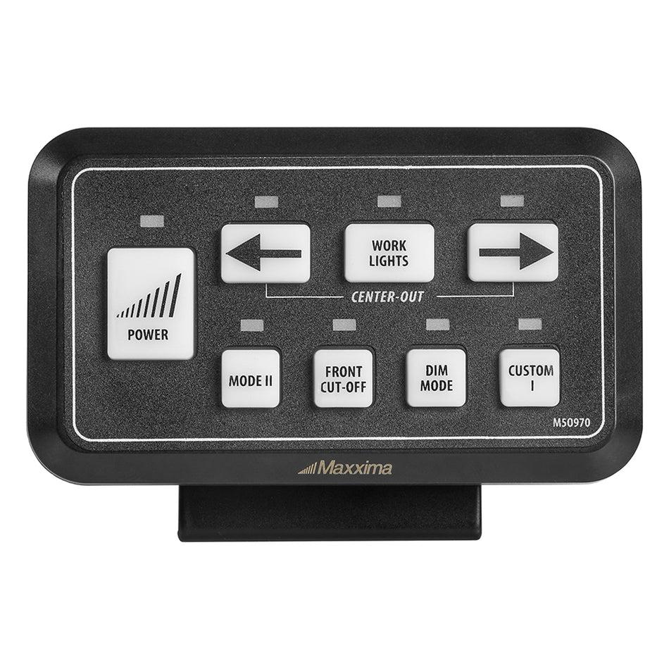Maxxima - 8-Button Compact Control Module for M20560 & M20540 Series LED Lightbars - Berube's Truck Accessories