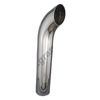 Grand Rock - 8" x 36" Curved O.D. Chrome Exhaust Stack