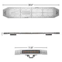 60" LED Elite Lightbar with Work, Alley, Takedown, Stop/Tail/Turn & Traffic Directional Lighting (Amber)