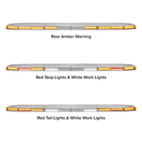Maxxima - 60" LED Select Lightbar with Warning, Work, & Stop/Turn/Tail Lights (Amber)