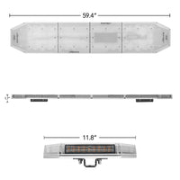 Maxxima - 60" LED Select Lightbar with Warning, Work, & Stop/Turn/Tail Lights (Amber)