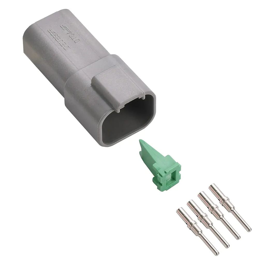 Deutsch Connectors - DT 4 Way Receptacle Kit Solid Nickle