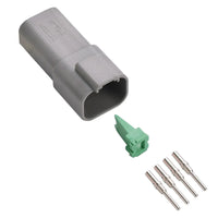 Deutsch Connectors - DT 4 Way Receptacle Kit Solid Nickle