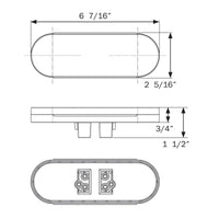 Optronics - Fusion 16-LED 6" Stop/Turn/Tail/Back-up Light