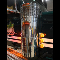 Peterbilt 589 Short Watermelon Front Air Cleaner Light Bars