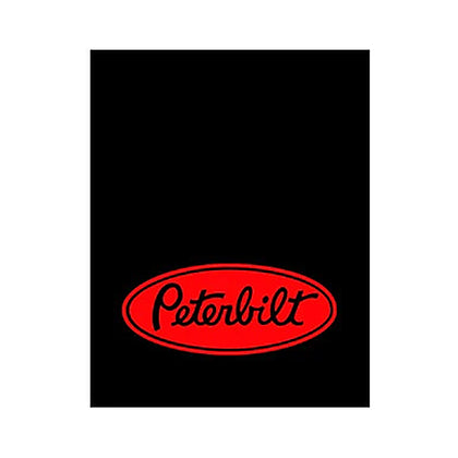 National Truck Parts - 24" x 30" Peterbilt Logo Mud Flap (Red)
