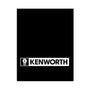 National Truck Parts - 24" x 30" Kenworth Logo Mud Flap (White)