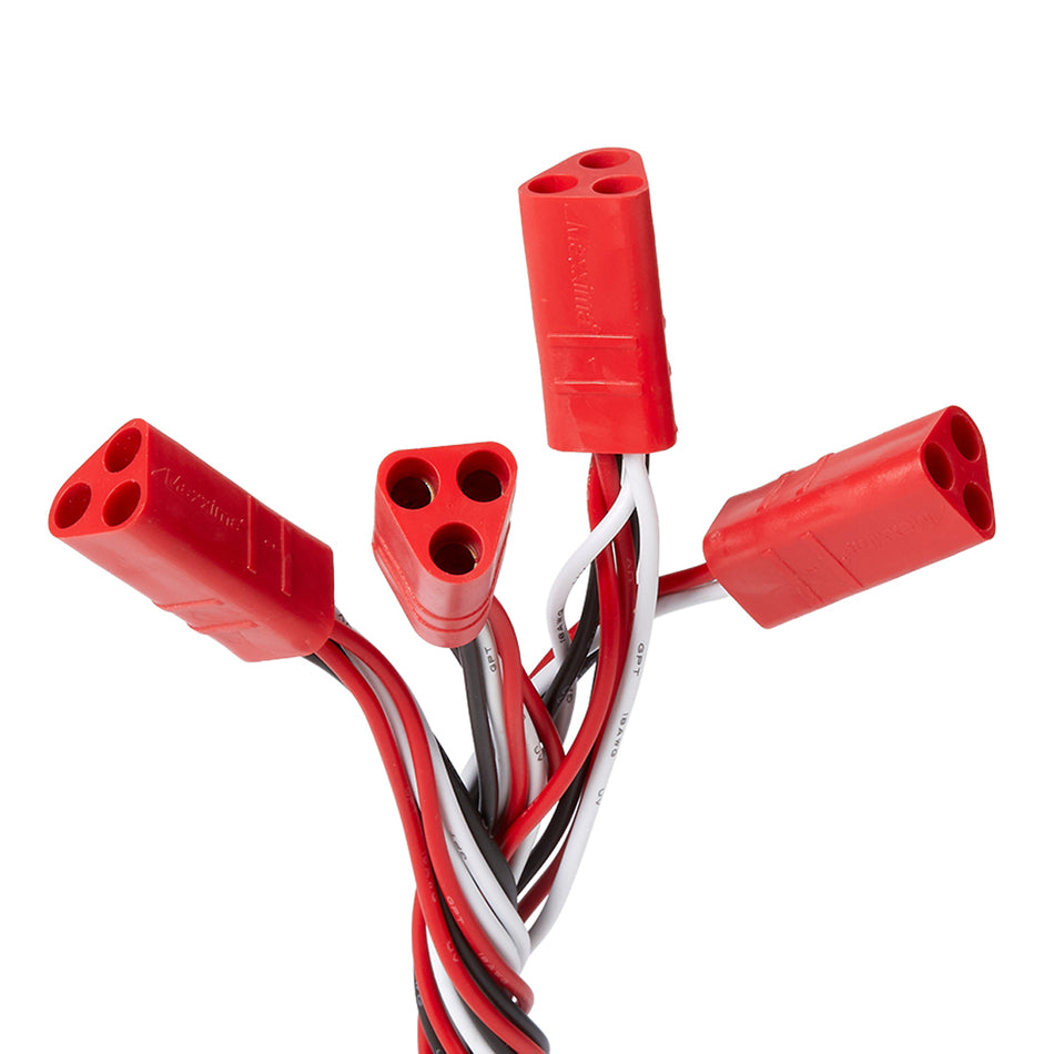 Maxxima - 3-PIN Female "Triangle" Plug 12" Spacing (Individual or by the Roll)