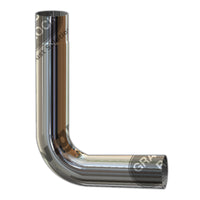 Grand Rock - 7" Tapered 90-Degree Slip Fit Peterbilt OD/OD (28"x31") Chrome Elbow