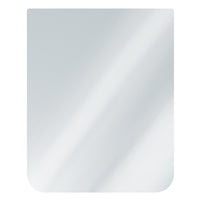 Valley Chrome - 4.5" x 5.5" Stainless Steel Permit Panel (Tape Mounted)