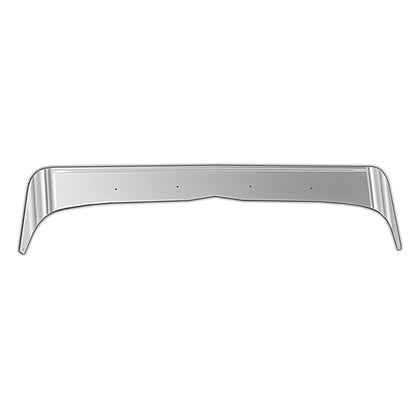 Panelite - Peterbilt 378/379 Short Hood & 357 Model Stainless Steel Bug Deflector