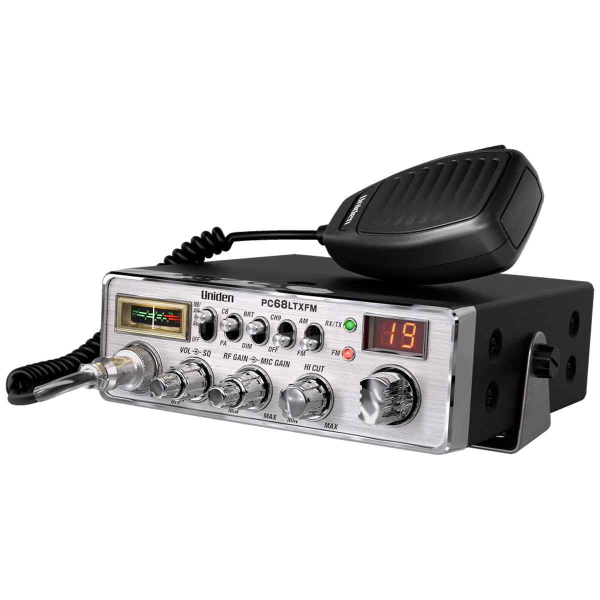 Uniden - Dual-Mode AM/FM CB Radio - PC68LTXFM
