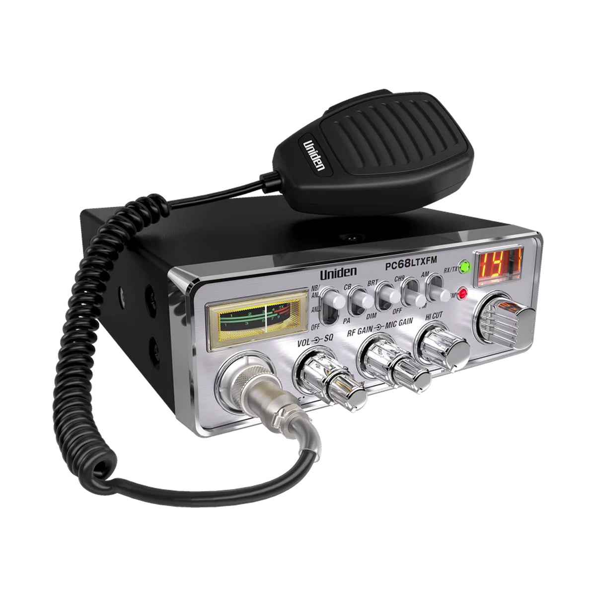 Uniden - Dual-Mode AM/FM CB Radio - PC68LTXFM