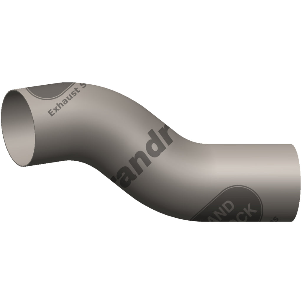 Grand Rock - Kenworth 5" Aluminized Double Bend Exhaust Pipe O.D./O.D.