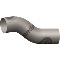 Grand Rock - Kenworth 5" Aluminized Double Bend Exhaust Pipe O.D./O.D.