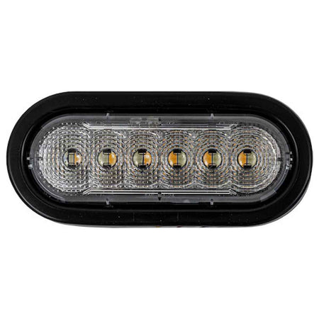Buyers - 6" LED Oval Strobe Light with 12 LEDs (Amber/Green)