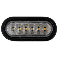 Buyers - 6" LED Oval Strobe Light with 12 LEDs (Amber/Green)