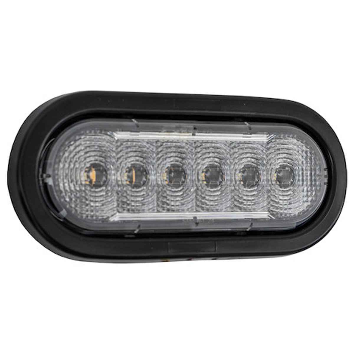 Buyers - 6" LED Oval Strobe Light with 12 LEDs (Amber/Green)