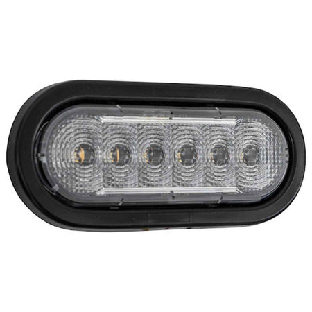 Buyers - 6" LED Oval Strobe Light with 12 LEDs (Amber/Green)