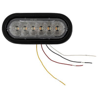 Buyers - 6" LED Oval Strobe Light with 12 LEDs (Amber/Green)