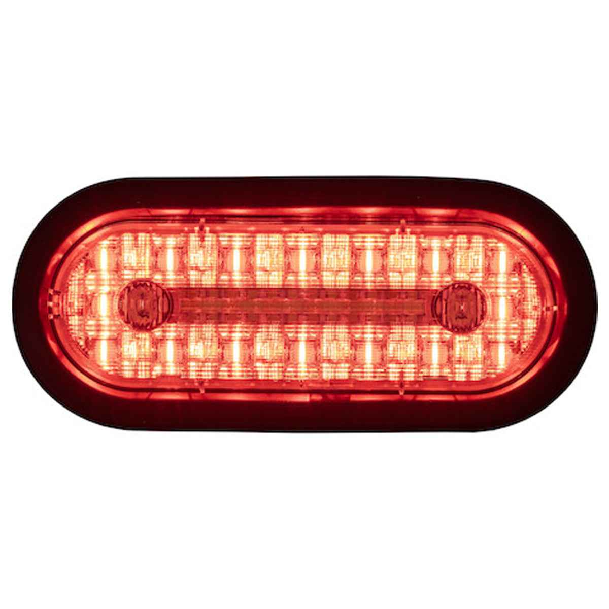 6" Combination LED Stop/Turn/Tail, Backup, & Strobe Light with 17 LEDs (Amber/Green)
