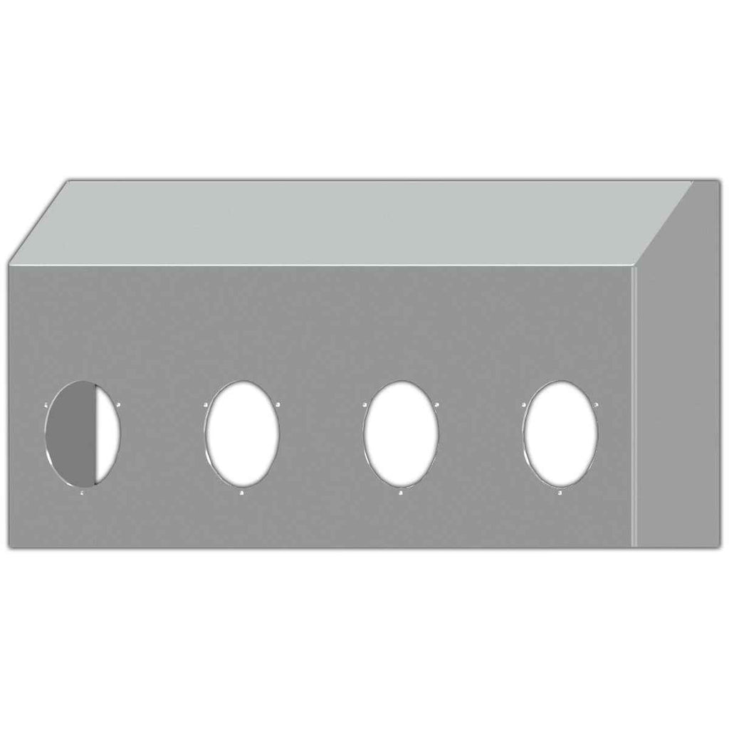Iowa Customs - Peterbilt 389 Shock Box Cover w 45 Degree Top