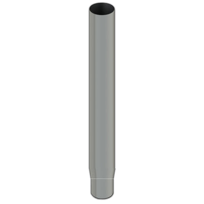 Lincoln Chrome - 7" x 96" Reduced to 5" I.D. Flat Top Chrome Exhaust Stack