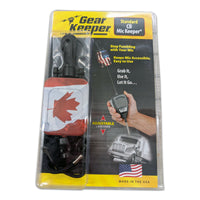Gear Keeper CB Mic Keeper - Canadian Flag