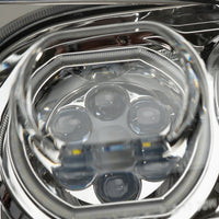 Peterbilt 388/389 LED Headlight with Halo, Chrome, Driver or Passenger Side