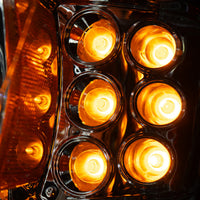 Peterbilt 388/389 LED Headlight with Halo, Chrome, Driver or Passenger Side