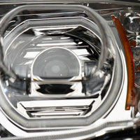 Peterbilt 388/389 LED Headlight with Halo, Chrome, Driver or Passenger Side