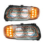 National Truck Parts - Peterbilt 388/389 LED Headlight with Heated Lens, Chrome, Driver or Passenger Side