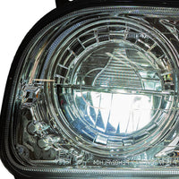 National Truck Parts - Peterbilt 388/389 LED Headlight with Heated Lens, Chrome, Driver or Passenger Side