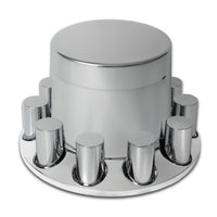 National Truck Parts - Flat Rear Axle Cover W/ 33mm Threaded Lug Nut Covers