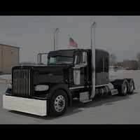 Roadworks - Peterbilt 389 20" Standard Mount, Mitered Ends, Stainless Steel Bumper
