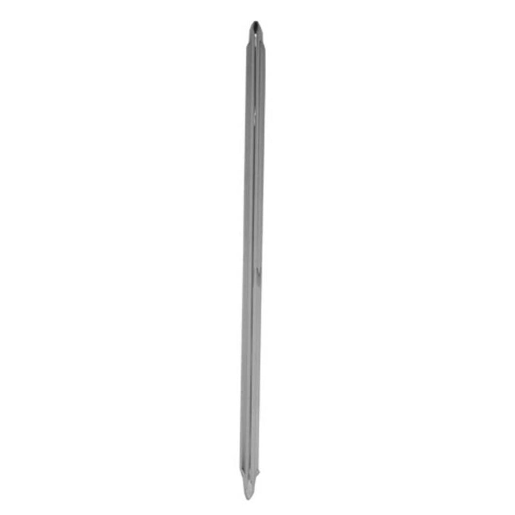 Polished Aluminum Grill Reinforcement Bar For Peterbilt 389 Series w Sliding Mount