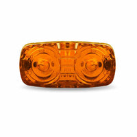 Clearance Marker “Star-burst” Double Bullseye LED Light – 18 Diodes (Amber or Red)