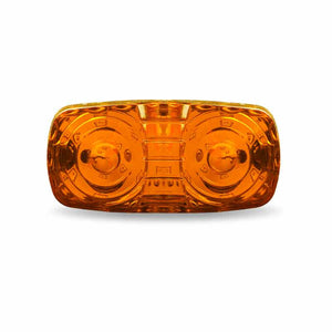 Clearance Marker “Star-burst” Double Bullseye LED Light – 18 Diodes (Amber or Red)