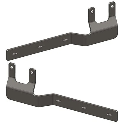 Hogebuilt - Kenworth AG400L or Peterbilt Low Air Leaf 24.5 Tires Down Low, Front Mount Fender Bracket