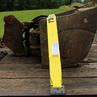4" Straps w/ Flat Hooks