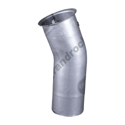 Grand Rock - Kenworth 5" 23 Degree O.D. Aluminized Elbow Turbo Pipe with Pyro Flare