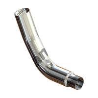 Grand Rock - Tapered 6" 2-Bend O.D. Reduced to 5" O.D. Chrome Exhaust Pipe (Chrome)