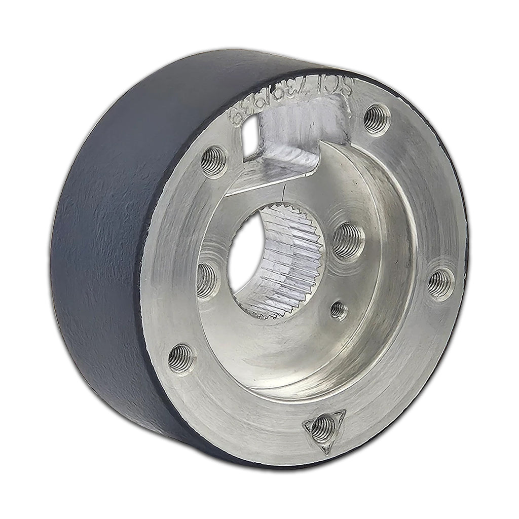 Steering Creations - 5-Hole Bolt Pattern Steering Hub Kit for 2001+ Peterbilt & Kenworth Models (Black)