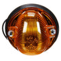 Signal-Stat, Incandescent, Amber Triangular, 1 Bulb, Marker Clearance Light, PC, 2 Screw, Hardwired, Stripped End, 12V