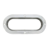 Grand General - Stainless Steel Flange Mount Bezel for Large Oval Light