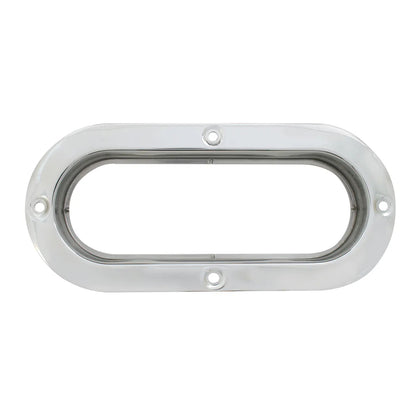 Grand General - Stainless Steel Flange Mount Bezel for Large Oval Light
